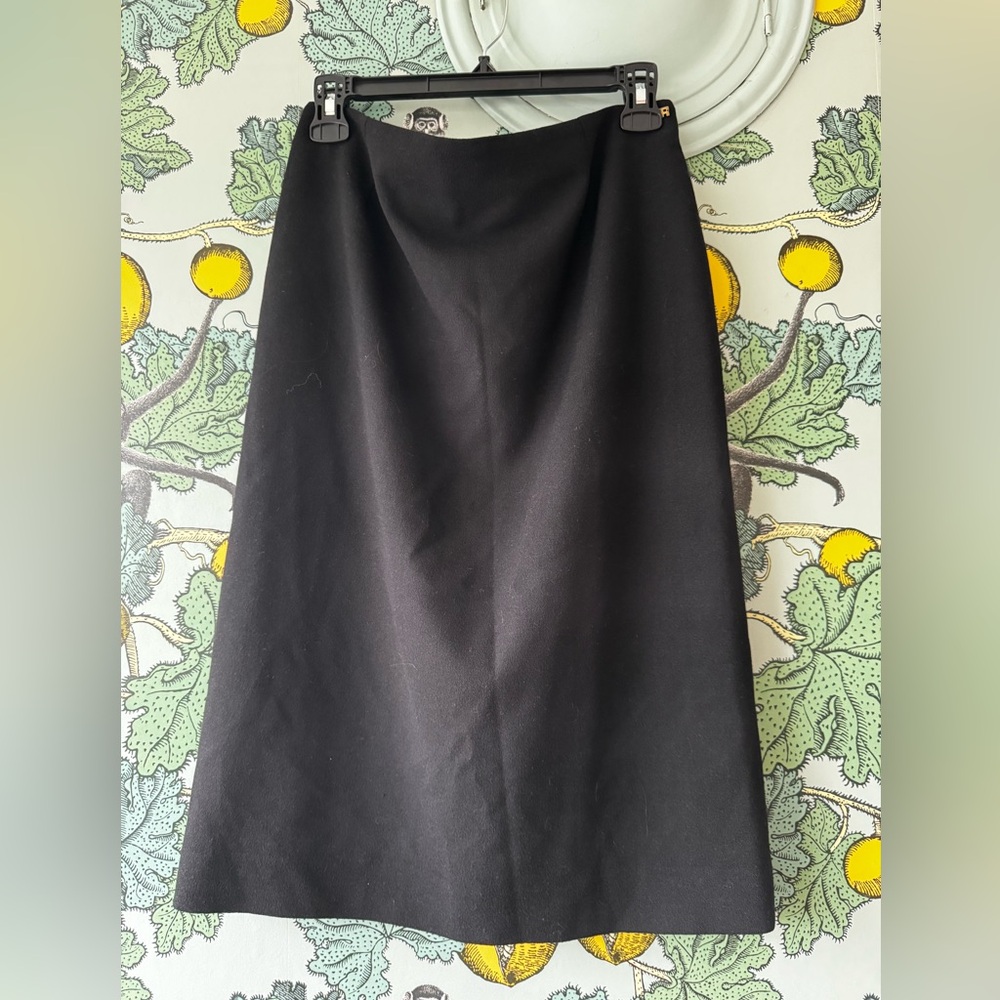 Sonia Rykiel black wool skirt